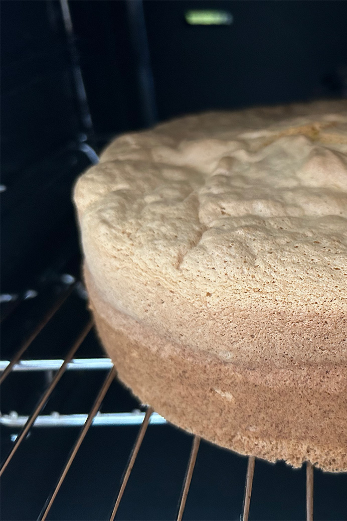 Birthday Cake in the Oven