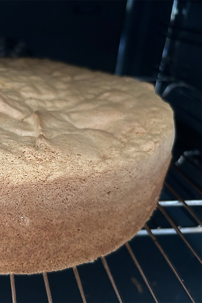 Birthday Cake in the Oven