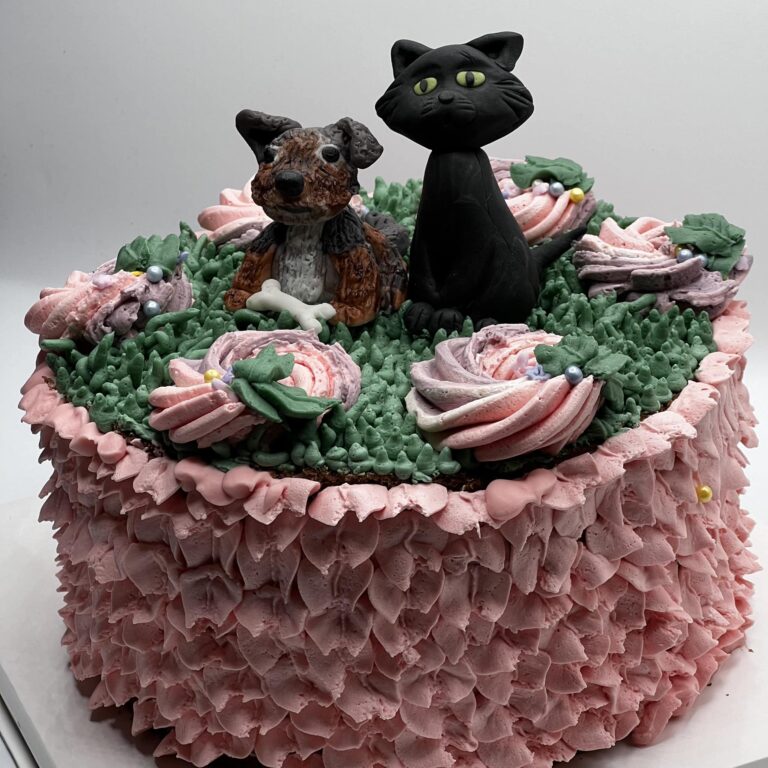 Cat model celebration cake